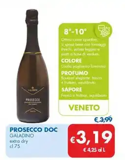 MD Discount PROSECCO DOC GALADINO extra dry cl 75 offerta