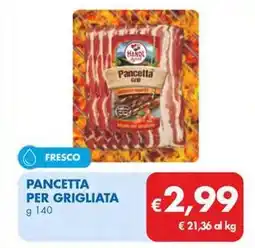 MD Discount PANCETTA PER GRIGLIATA offerta