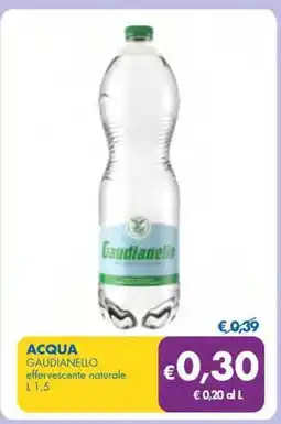 MD Discount ACQUA GAUDIANELLO effervescente naturale offerta