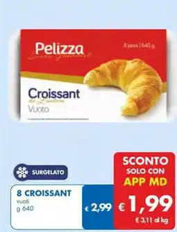 MD Discount 8 CROISSANT vuoti offerta