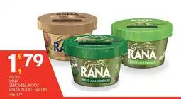 Vivo Supermercati PESTO RANA GENOVESE/NOCI/ SENZA AGLIO - GR 140 offerta