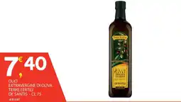 Vivo Supermercati OLIO EXTRAVERGINE DI OLIVA TERRE FERTILI DE SANTIS - CL 75 offerta
