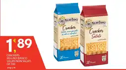 Vivo Supermercati CRACKERS MULINO BIANCO SALATI/NON SALATI GR 500 offerta