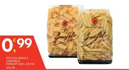 Vivo Supermercati PASTA DI SEMOLA GAROFALO FORMATI VARI - GR 500 offerta