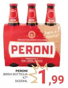 Eté PERONI BIRRA BOTTIGLIA 4,7° 3X330ML offerta