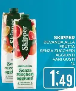 Eté SKIPPER BEVANDA ALLA FRUTTA SENZA ZUCCHERI AGGIUNTI VARI GUSTI offerta