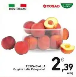 Spazio Conad PESCA GIALLA offerta