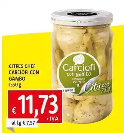 Galassia CITRES CHEF CARCIOFI CON GAMBO offerta