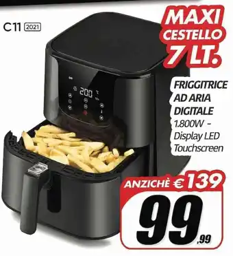 Telitaly Friggitrice Ad Aria Digitale offerta