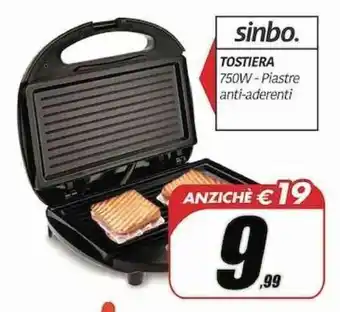 Sinbo Tostiera 750W