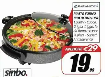 Paramidea Piatto Forno Multifunzione