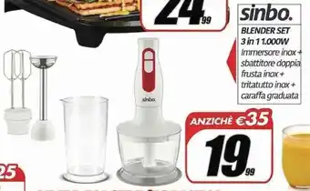 Sinbo Blender Set 3 in 11.000W