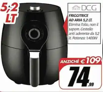 Telitaly DCG Friggitrice Ad Aria 5,2lt. offerta