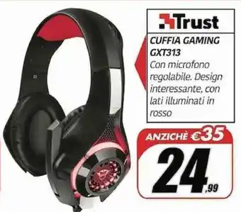 Trust Cuffia Gaming GXT313