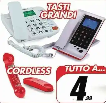 Telitaly Tasti Grandi e Cordless offerta