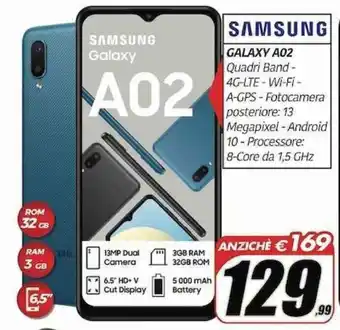 Telitaly Samsung Galaxy A02 offerta