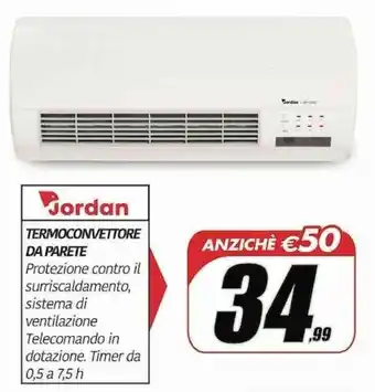 Jordan Termoconvettore da Parete