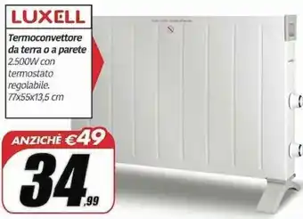 Telitaly Luxell Termoconvettore da terra o a parete offerta