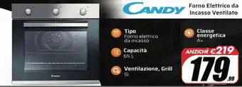 Telitaly Candy Forno Elettrico da Incasso Ventilato offerta