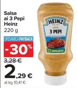 Carrefour Market Salsa ai 3 Pepi Heinz offerta