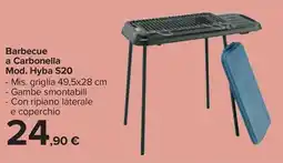 Carrefour Market Barbecue a Carbonella Mod. Hyba S20 offerta