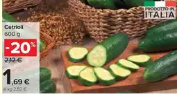 Carrefour Market Cetrioli offerta