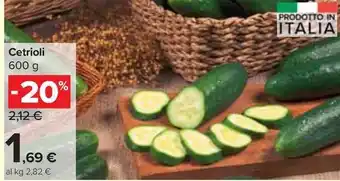 Carrefour Market Cetrioli offerta