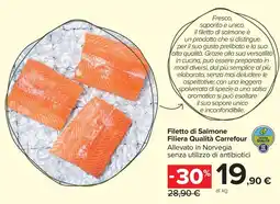 Carrefour Market Filetto di Salmone Filiera Qualità Carrefour offerta