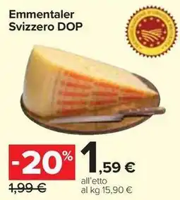 Carrefour Market Emmentaler Svizzero DOP offerta