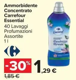 Carrefour Market Ammorbidente Concentrato Carrefour Essential offerta