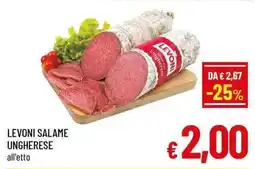 A&O LEVONI SALAME UNGHERESE offerta