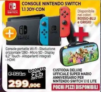 Expert Nintendo Switch Console 1.1 Joy-Con offerta