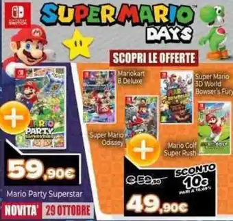 Expert Nintendo Switch Super Mario Days offerta