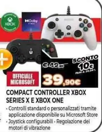 Nacon Compact Controller Xbox Series X E Xbox One