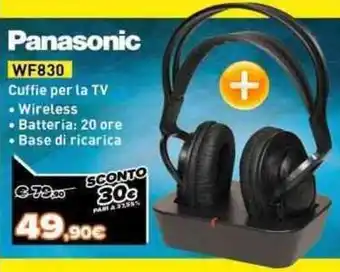 Expert Panasonic WF830 Cuffie per la TV offerta