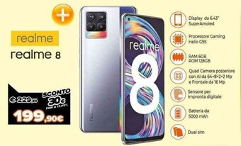 Expert Realme 8 offerta
