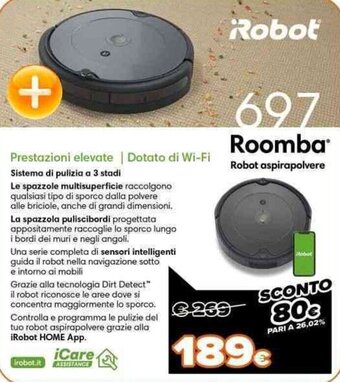 Expert Robot Roomba Aspirapolvere offerta