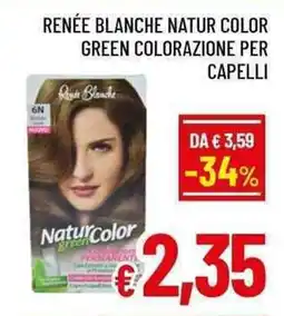 A&O RENÉE BLANCHE NATUR COLOR GREEN COLORAZIONE PER CAPELLI offerta