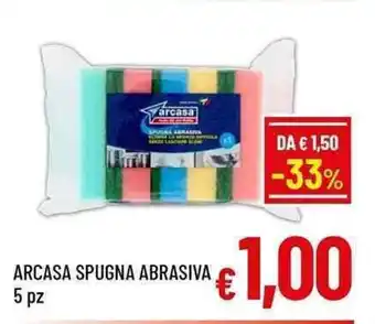 A&O ARCASA SPUGNA ABRASIVA 5 pz offerta