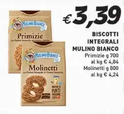Coal BISCOTTI INTEGRALI MULINO BIANCO Primizie g 700 offerta