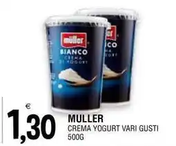 Al Discount MULLER CREMA YOGURT VARI GUSTI 500G offerta