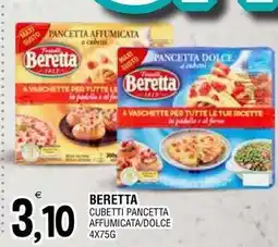 Al Discount BERETTA CUBETTI PANCETTA AFFUMICATA/DOLCE offerta