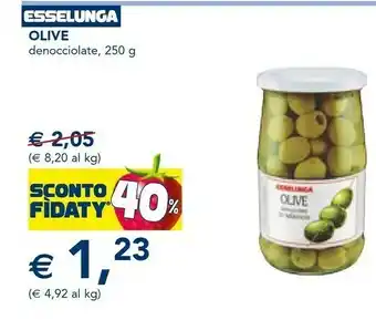 Esselunga Esselunga - olive denocciolate in salamoia 250 g(ml) offerta