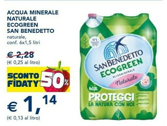 Esselunga Acqua minerale naturale offerta