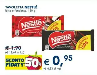 Esselunga Cioccolato fondente 150 g(ml) offerta
