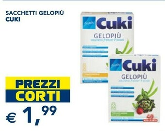 Esselunga Sacchetti gelopiu offerta
