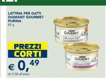 Esselunga Lattina per gatti diamant gourmet offerta