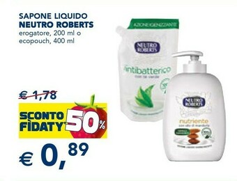 Esselunga Sapone liquido offerta