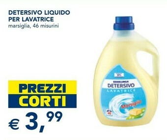Esselunga Detersivo liquido per lavatrice offerta