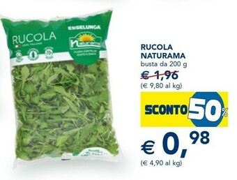 Esselunga Rucola naturama 200 g offerta